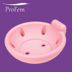 SOFT Dish w/support (Pink) (4)